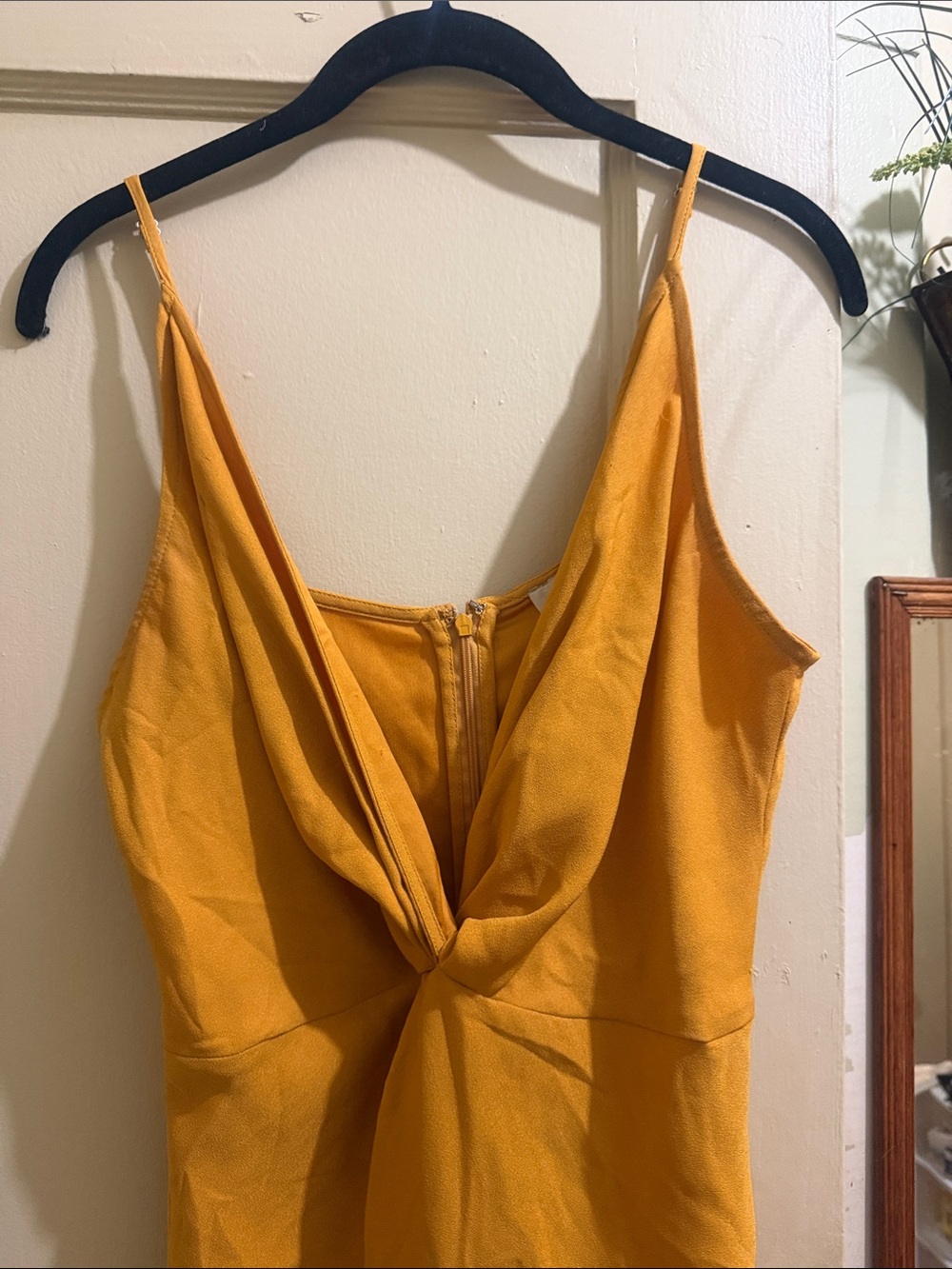 Forever 21 Mustard Knot-Midi Dress - Picture 4 of 5